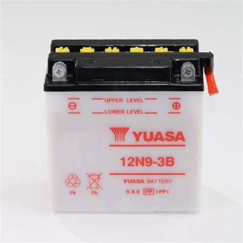 Batterie 12V 9AH 12N9 3B Blei Säure Yuasa 50915 ohne Säurepack KRÜGER