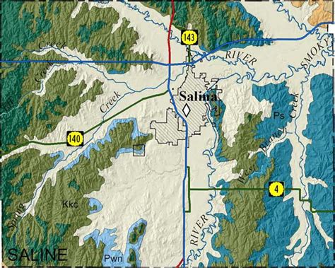 Kgs Geologic Map Saline