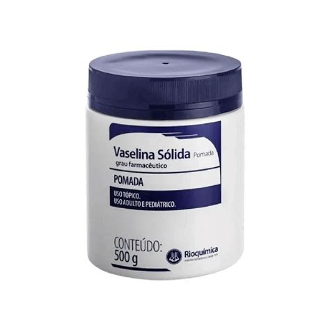 Vaselina Sólida Pomada 500g Rioquímica Dental Web