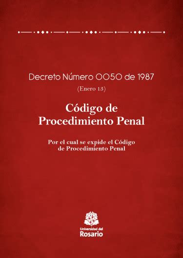 Libro C Digo De Procedimiento Penal Derecho N Mero De Enero