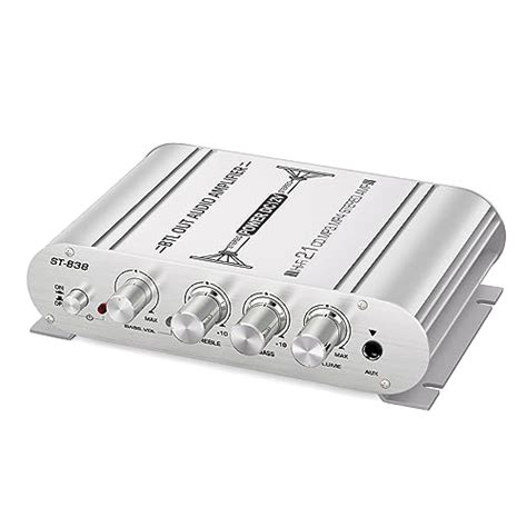 Facmogu ST 838 Amplificateur De Puissance Audio 2 1 Canaux RMS 20 W X