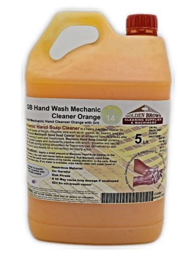 Hand Soap Orange Mechanic Cleaner Gb 5 Lit Gc005lt Ohc