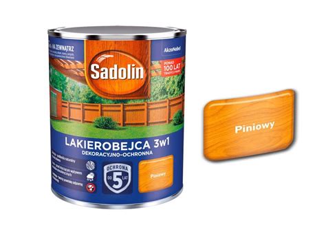 Sadolin Lakierobejca 3w1 Piniowy 0 7 L ABUD materiały budowlane