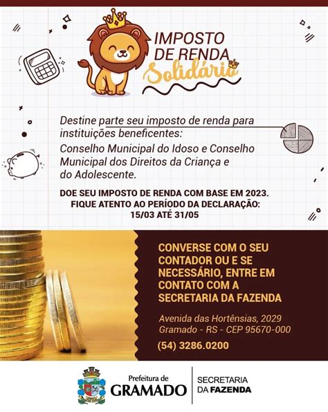 Destine Parte Do Imposto De Renda Para Entidades Assistenciais De