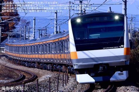 【jr東】e233系t34編成長野総合車両センター出場回送 2nd Train鉄道ニュース