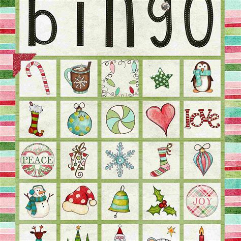 Christmas Bingo Printable Cards