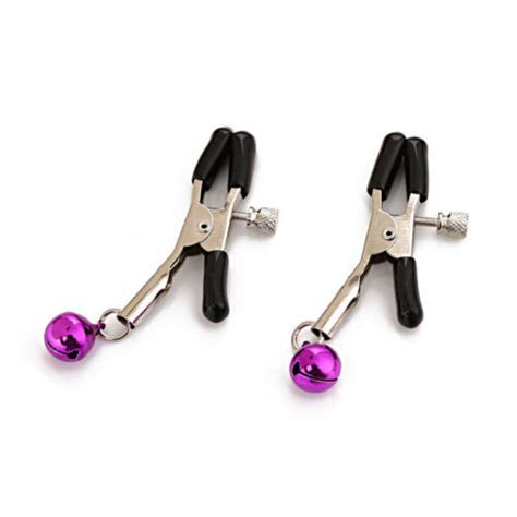 2pcs Breast Nipple Clamps Clip Clamp Bdsm Metal Toy With Bells Adult Game Ebay