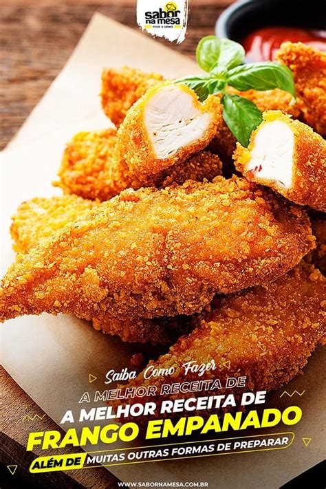 19 Receitas De Frango Empanado Frito E No Forno Crocante Muito Saborosos