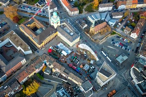 Luftbild Witten Weihnachtsmarkt Veranstaltungsgel Nde Und Verkaufs