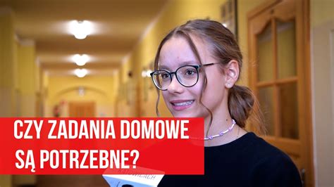 Czy zadania domowe są potrzebne Pytamy wkatowicach YouTube