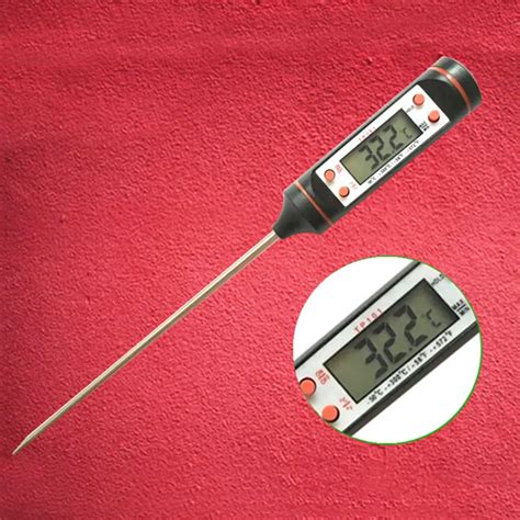 Kitchen Cook Digital Bbq Meat Thermometer Electronic Cooking Food Thermometer Probe Milk Water