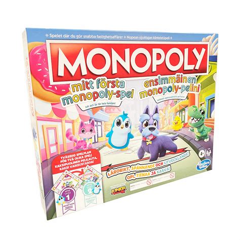 Monopoly Ensimmäinen Monopoly pelini Lautapelit fi