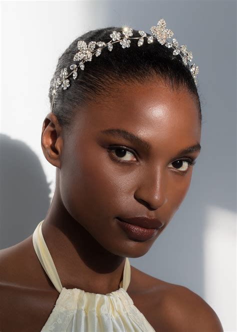 Gayle Circlet Crystal In 2024 Afro Hair Jewelry Hair Accessories