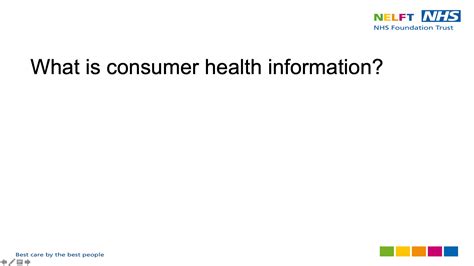 Consumer Health Information Slides Knowledge And Library Services