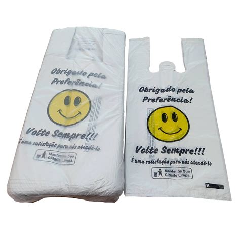 Sacolas Plástica Biodegradáveis Volte Sempre 38x50 C 300 Un Shopee