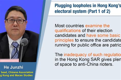 Expert Urges Closing Loopholes In HK Electoral System Chinadaily Cn