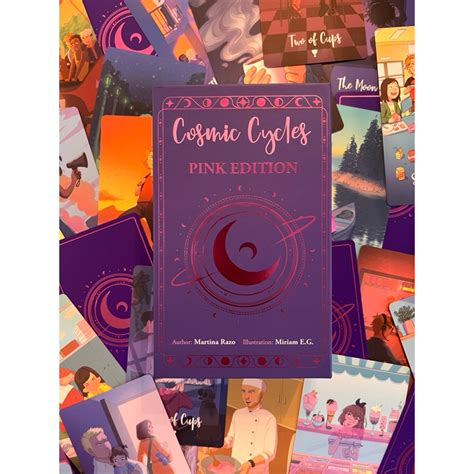 Cosmic Cycles Pink Edition Tarot Deck And Guidebook ON HAND Shopee