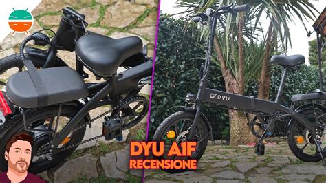 È super COMPATTA e ha l antifurto Recensione DYU A1F bici elettrica