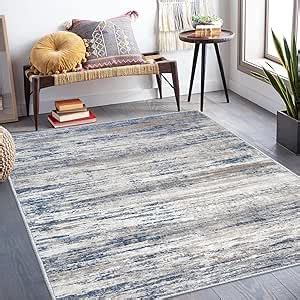 Amazon KOZYFLY 4x6 Area Rug Modern Ombre Washable Rugs For Bedroom