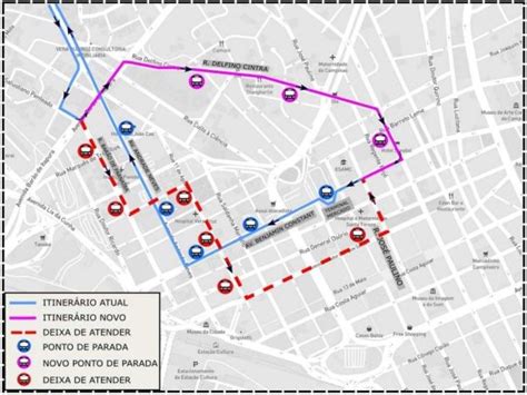 Rota Da Linha Hor Rios Paradas E Mapas Terminal Mercado I