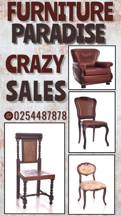 Furniture Sale Template Postermywall