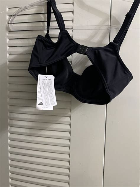 FREYA REMIX BLACK UNDERWIRE PADDED SWEETHEART BIKINI TOP SIZE 30G EBay