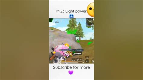 🔥 Mg3 Light Power 🥶 1v4 Clutch 😎 Shorts Pubgshorts Pubgmobile Youtube