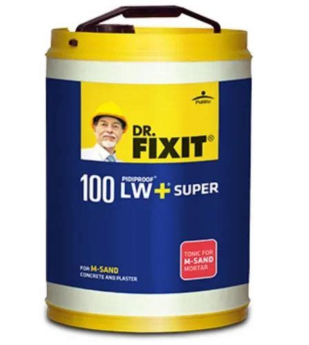 Dr Fixit 100 Lw Plus Super Waterproofing Chemical Packaging Size