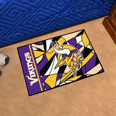 FanMats 23321 X FIT NFL Minnesota Vikings 1 7 X 2 6 Rectangular