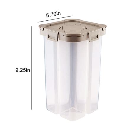 Airtight Cereal Storage Container Clear 25l Airtight Kitchen Food