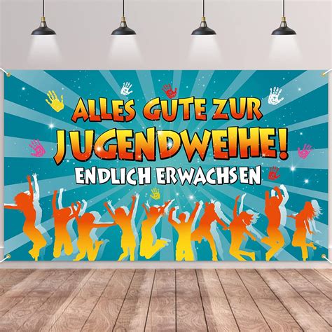 Alles Gute Zur Jugendweihe Banner Btzo Jugendweihe Deko Youth