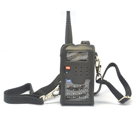 Baofeng Walkie Talkie Accessories Leather Soft Case Cover Two Way Radio