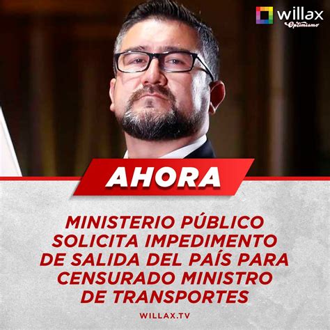 Willax Televisi N On Twitter Ahora Geiner Alvarado Ministerio