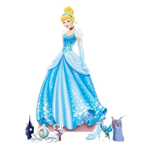 Buy Disney S Cinderella Cardboard Cutout With Six Mini Cutouts