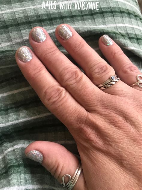 Iridescent And Silver Glitter Color Street Shangri La Nail Strips