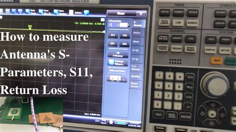 How To Measure Antenna S S Parameters S Return Loss Using Vector