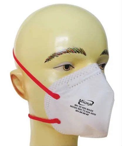 Disposable Magnum N95 Respirator 3d Mask Niosh Approved Number Of