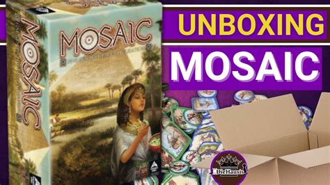 Mosaic Was Ist Drin Brettspiel Unboxing Youtube