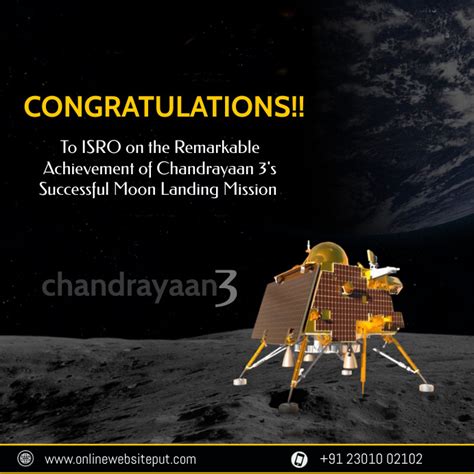 Copy Of Chandrayaan 3 Successfully Launched Postermywall