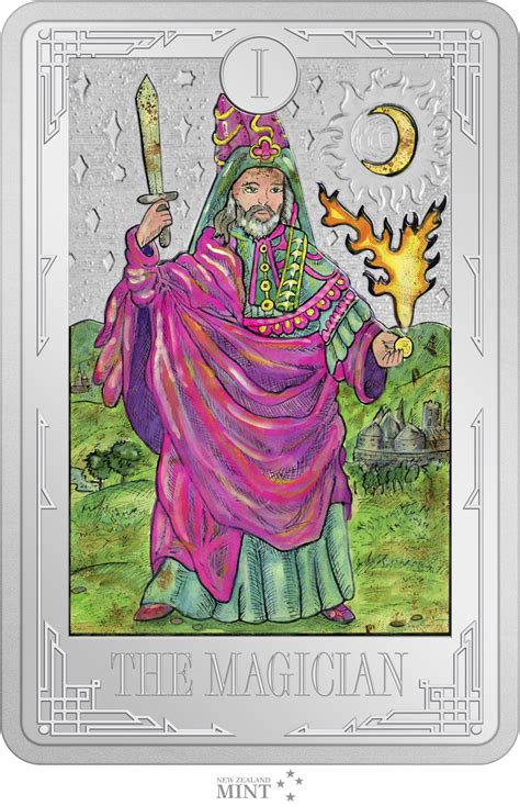 2021 Niue Tarot Card The Magician 1 Oz Silver Coin GRReserve