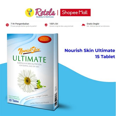 Nourish Skin Ultimate Tablet Suplemen Kulit Atasi Kerutan Flek