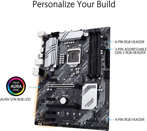 Asus Prime Z490 P Lga 1200 Intel 10th Gen Intel Z490 Sata 6gbs Atx Intel Motherboard Dual M