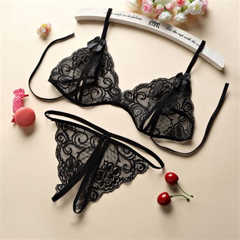 Lingerie De Renda Sexy Para Mulheres Lingerie Divertida Virilha Aberta T062 Shopee Brasil