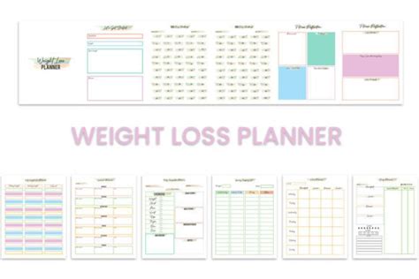 2024 Weight Loss Planner Graphic By Kdp Vibe · Creative Fabrica