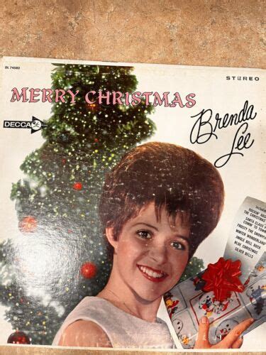 Merry Christmas Brenda Lee Lp Record Album 4591798501