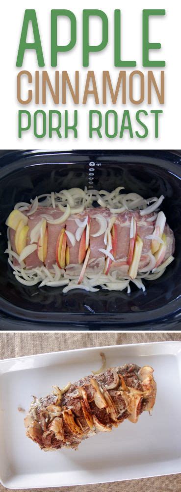 Honey Apple And Cinnamon Pork Loin Roast In Slow Cooker Eat Fit Fuel Recipe Slow Cooker