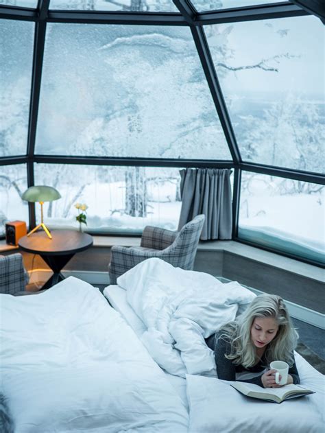 Levin Iglut - Golden Crown - Glass Igloos With Views On The Wilderness