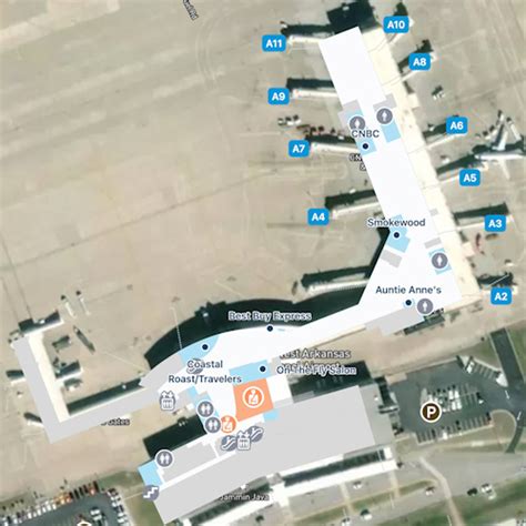 Northwest Arkansas Regional Airport Map | XNA Terminal Guide