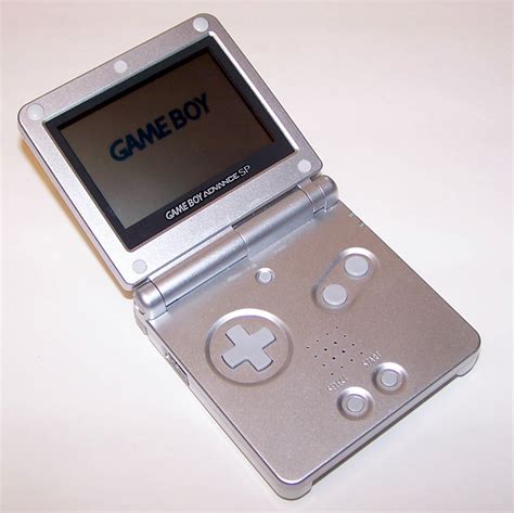 Nintendo Game Boy Advance SP Silver GBA SP