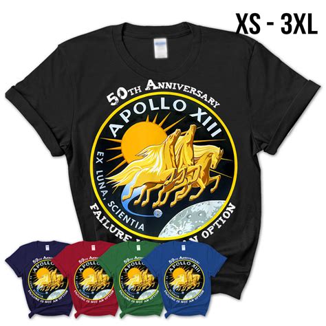 Apollo 13 Failure Is Not An Option Nasa T Shirt Teezou Store